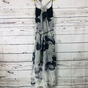 3 Stones Watercolour Print Tank Midi Dress XS